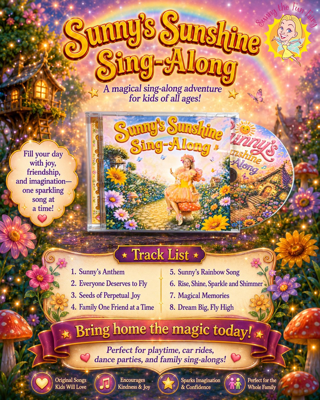 Sunny's Sunshine Sing-Along CD cover